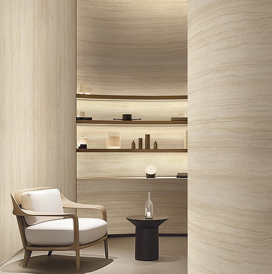 S115 Snow White Interior Film in a real interior setting